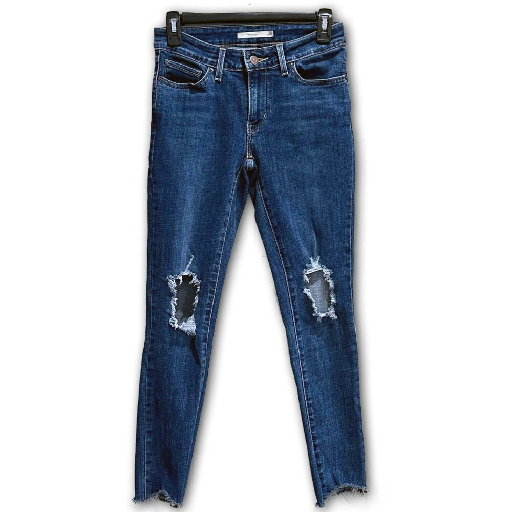 👖Levi's 711 Mid-Rise Skinny Jeans - Size 26